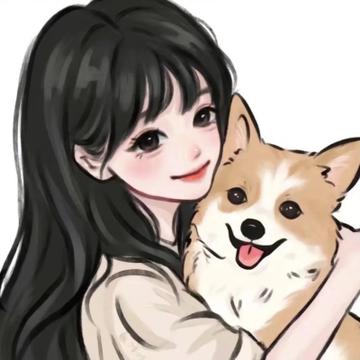 手绘风女生头像