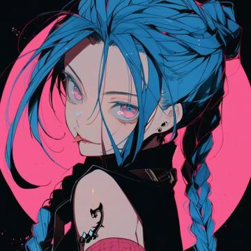 LOL游戏金克斯女头像